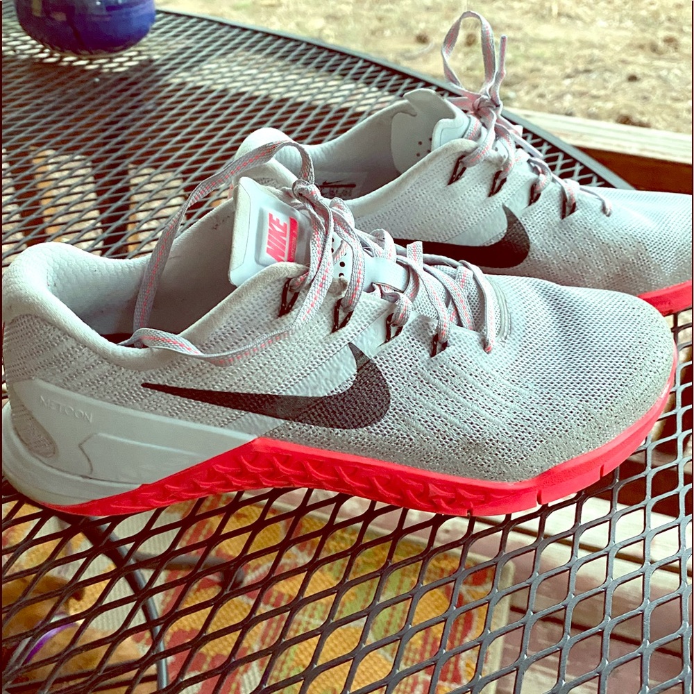 Nike women’s metcon training shoes.